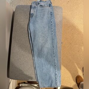 Abercrombie & Fitch The Slouch Jean Mid Rise Curve Love